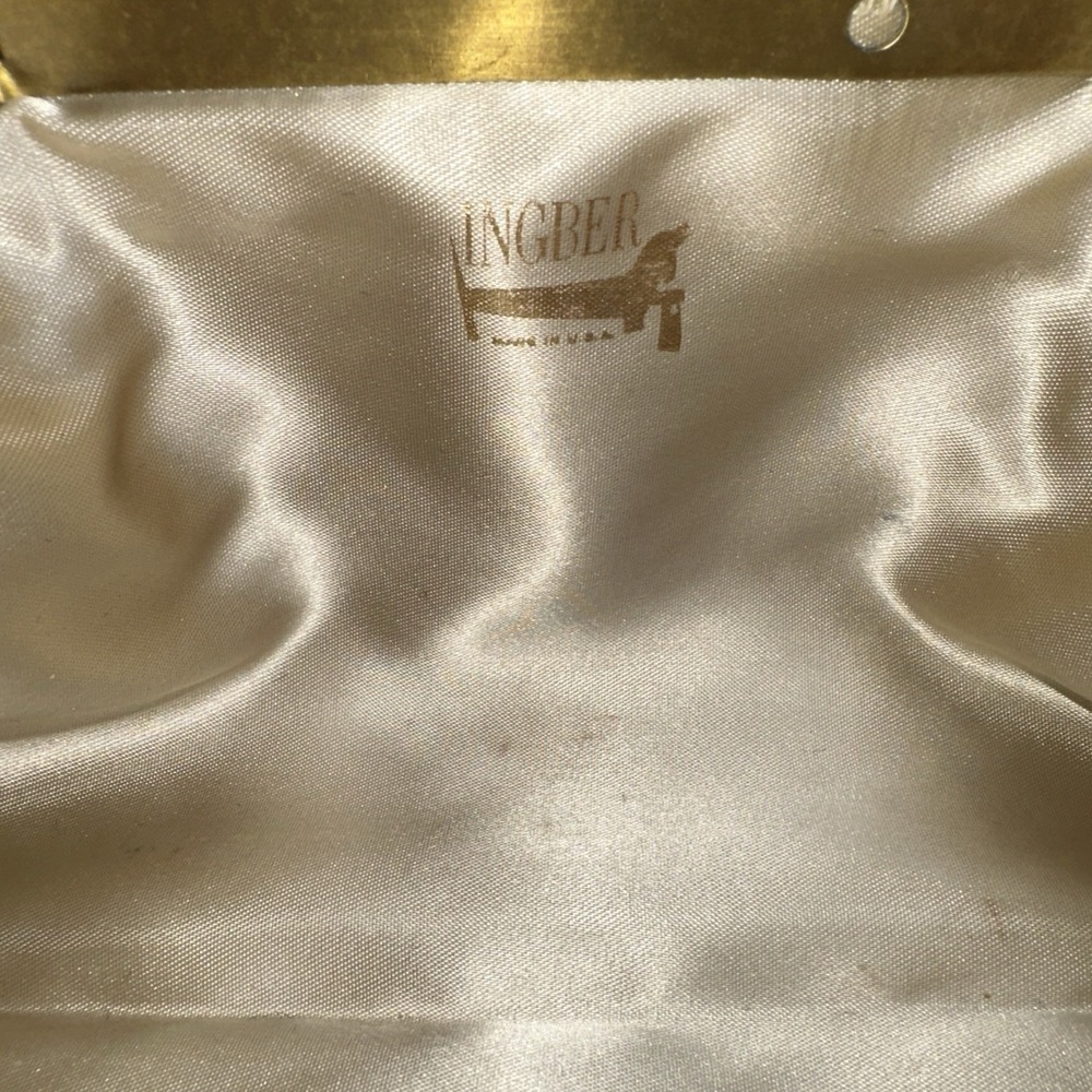 Vintage INGBER Royal Blue Velvet Clutch Purse - Picture 2 of 7